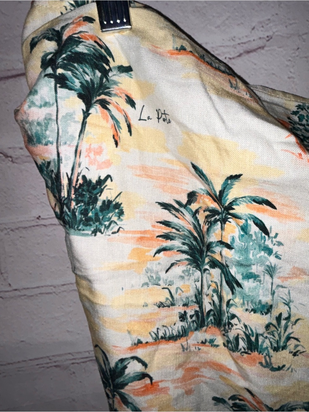 La Porte Palm Print Sarong size S NWT - Picture 6 of 8